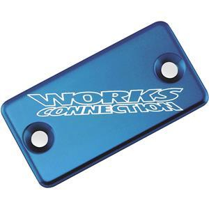 Works Connection - Works Connection Front Master Cylinder Cover - Blue - 21-050