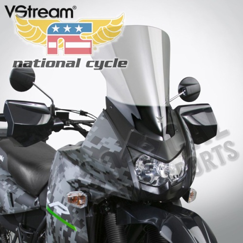 National Cycle - National Cycle VStream Windshield - 18in. - Poly/FMR/Light Tint - N20113