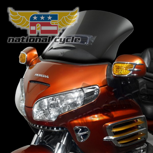National Cycle - National Cycle VStream Windshield with Vent Opening - 25in./Clear - N20012A