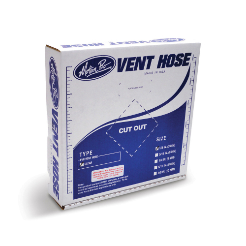 Motion Pro - Motion Pro Clear Vinyl Fuel Line - 1/8in. ID x 1/4in. OD - 12-0000