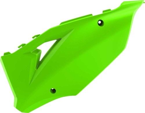 Polisport - Polisport Restyle Side Number Plate - Lime Green - 8425900004