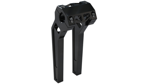 LA Choppers - LA Choppers 1.25in. Pullback Riser Kit - 10in. - Black Anodized - LA-7481-10B