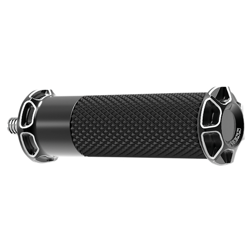 Arlen Ness - Arlen Ness Fusion Shift Peg - Bevelled - Black - 07-931