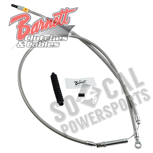 Barnett - Barnett Stainless Clear-Coated Clutch Cable (+6in.) - 102-30-10035-06