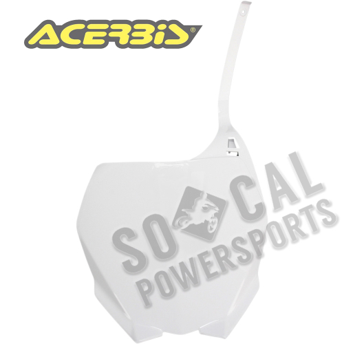 Acerbis - Acerbis Front Number Plate - White - 2042390002