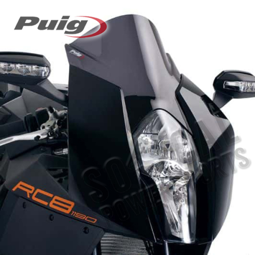 PUIG - PUIG Racing Windscreen - Dark Smoke - 4944F