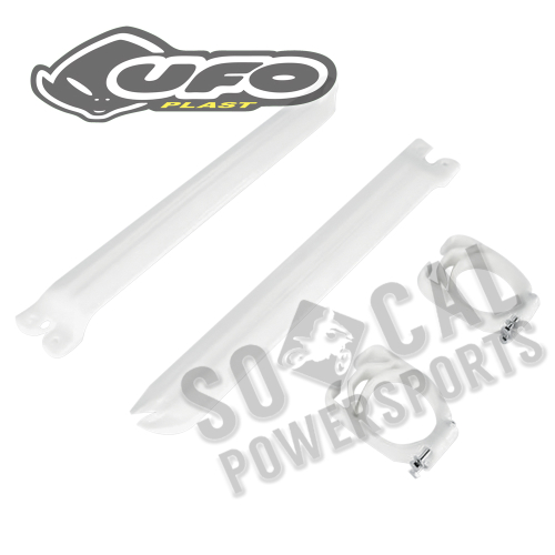 UFO Plastics - UFO Plastics Fork Slider Protectors - White - KA02739280