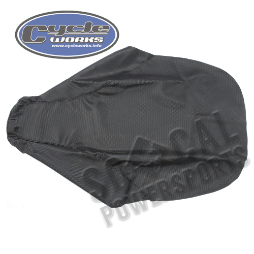 Quad Works - Quad Works Cycle Works Seat Cover - Gripper Black - 36-16501-01