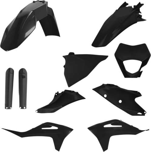 Acerbis - Acerbis Full Plastic Kit - Black - 2872810001