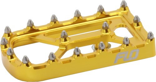 Flo Motorsports - Flo Motorsports Universal Touring Brake Pedal Pad - Gold - HDBP-TIP GLD