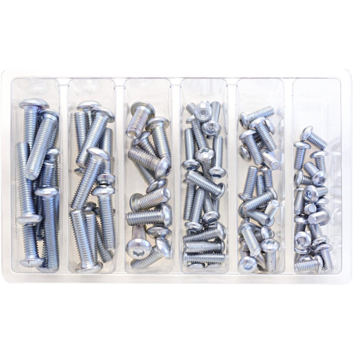 Bolt MC Hardware - Bolt MC Hardware M6/M8 Button Allen Head Bolt Assortment - SV-BHM6M8