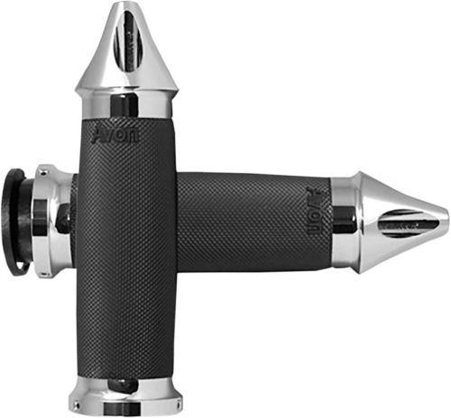 Avon Grips - Avon Grips Custom Contour Spike Grips - Chrome - IN-TO-CC-85-CSP