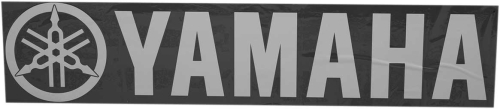 Factory Effex - Factory Effex Die Cut Sticker - 3ft. Logo - Yamaha - White - 06-94232