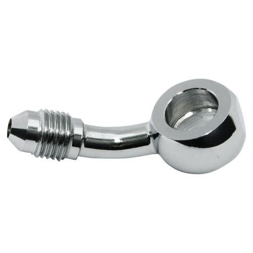 Magnum - Magnum 10mm Banjo X AN-3 Brake Line Fitting - 35 Deg. - Chrome - 1703-28