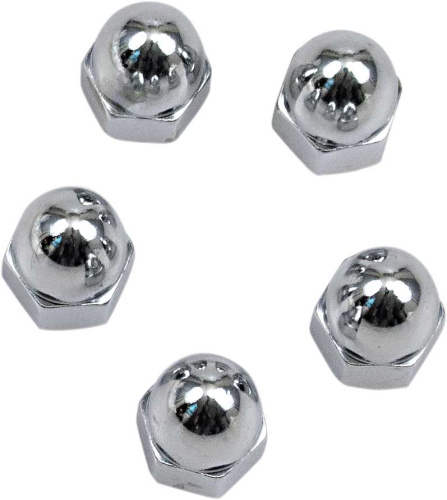 Drag Specialties - Drag Specialties Chrome Acorn Nuts - 1/2in.-20 - MPB112