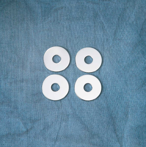 Drag Specialties - Drag Specialties Chrome Washers - 7/8in. O.D. - 1/4in. I.D. - MKDR4