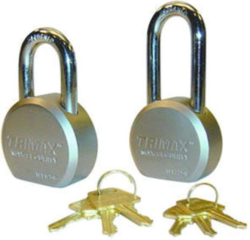 Trimax - Trimax Maximum Security Padlock - 64mm Round Body, 1.25in. x 11mm Shackle, Rekeyable - TPL1251S