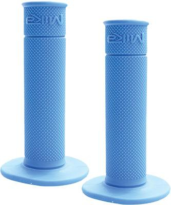 Mika Metals - Mika Metals Motorcycle Grips - Blue - GRIPS-BLUE