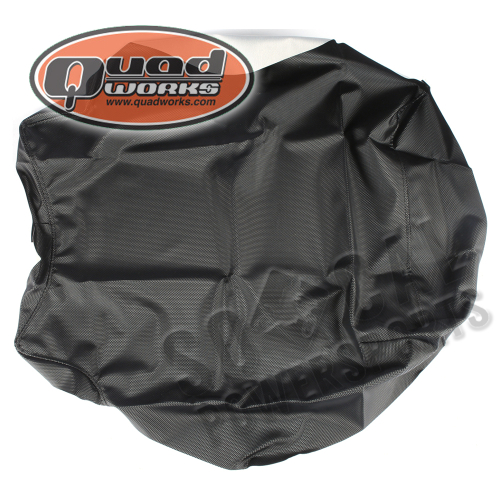 Quad Works - Quad Works Seat Cover - Gripper - Black - 31-15005-01