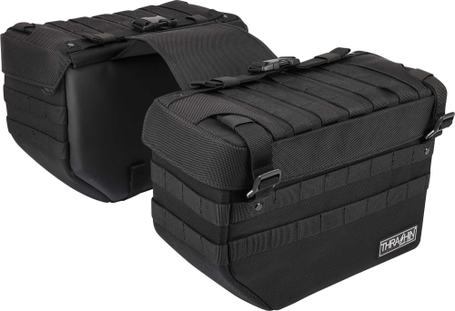 Thrashin Supply Company - Thrashin Supply Company Expedition Saddlebag - Black - TSB-008