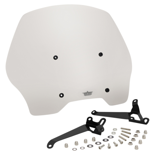 Show Chrome - Show Chrome Adjustable Windscreen - Smoke - 20-402