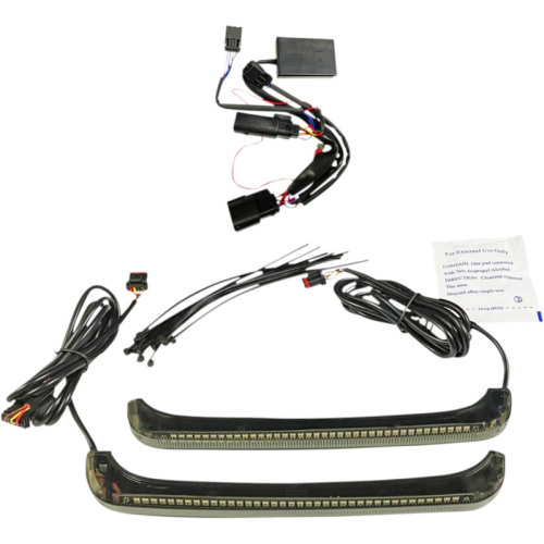 Custom Dynamics - Custom Dynamics Low-Profile Bagz - Smoke/Amber Lens - CD-LPDC-BCM-S