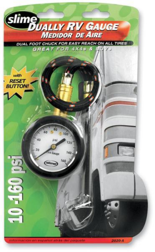 Slime - Slime Dually Dial Tire Gauge - 2020-A