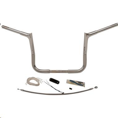 Fat Baggers, Inc. - Fat Baggers, Inc. 1-1/4in. EZ Install Handlebar Kit with Pointed Top Handlebars - Chrome - 909112