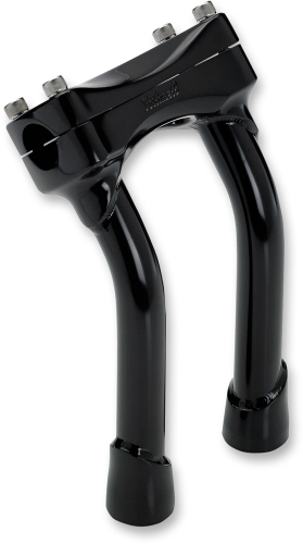 Biltwell Inc. - Biltwell Inc. Murdock Pullback Risers - 8in. - Black - MP-008-HD-BK