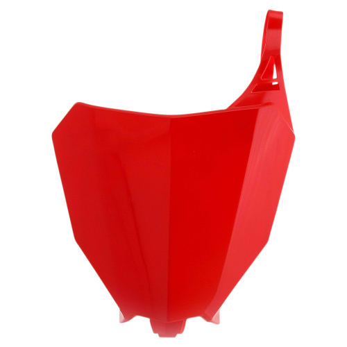 Acerbis - Acerbis Front Number Plate - Red - 2630680227