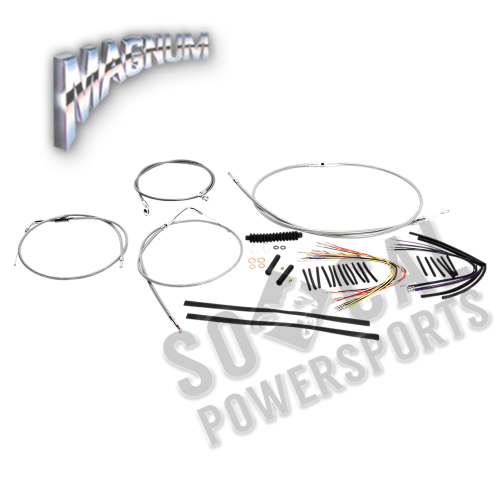 Magnum - Magnum Stainless Steel XR Handlebar Installation Kit for 15-17in. Ape - 589442