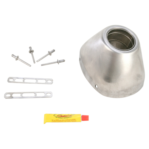 FMF Racing - FMF Racing End Cap Kit for Factory 4.1RCT - Stainless Steel - 040641