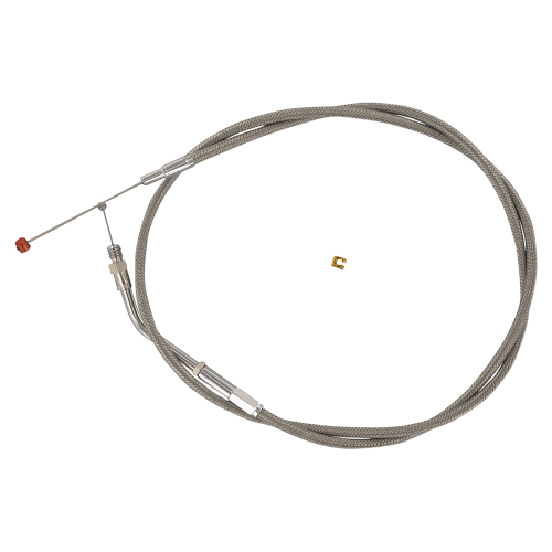 Barnett - Barnett Stainless Clear-Coated Throttle Cable (+6in.) - 102-30-30024-06