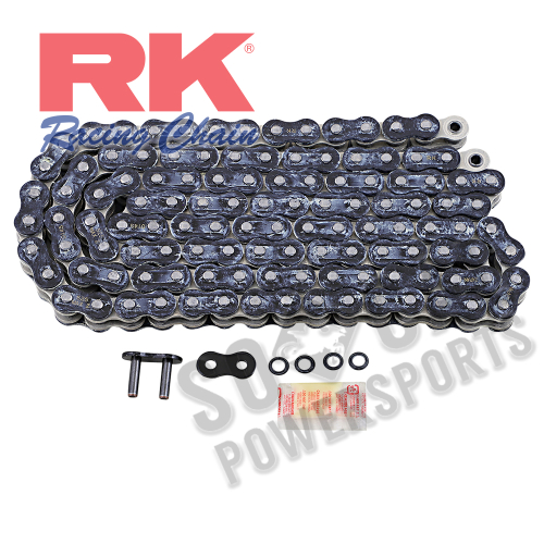 RK - RK 525 Max-Z Chain - 120 Links - Black/Chrome - 525MAXZ-120-BC