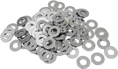 Drag Specialties - Drag Specialties Chrome Washers - SAE Flat - 1/2in. - MPB424