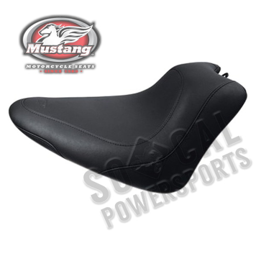 Mustang - Mustang Wide Tripper Solo Seat - Smooth - Black - 76760