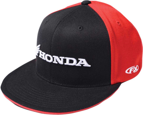 Factory Effex - Factory Effex Honda Horizontal Flexfit Hat - 15-88342 - Black/Red - Lg-XL