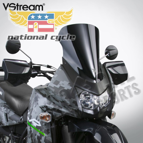 National Cycle - National Cycle VStream Windshield - 15.75in. - Poly/FMR/Dark Tint - N20112