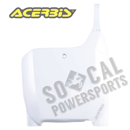 Acerbis - Acerbis Front Number Plate - White - 2042240002