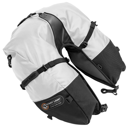Giant Loop - Giant Loop Coyote Roll Top Saddlebag - White - CSB16-RT-W