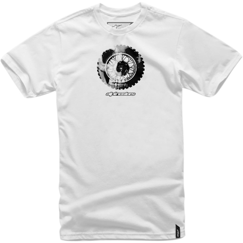 Alpinestars - Alpinestars Skullduggery T-Shirt - 101772022-20-L - White - Large