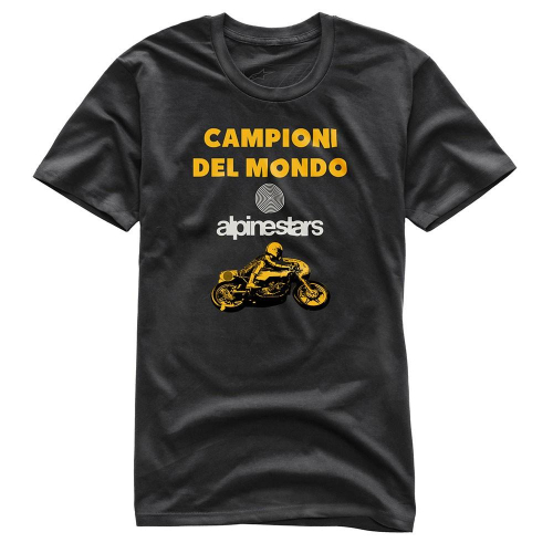 Alpinestars - Alpinestars Del Mondo Tee Shirt - 101773209-10-L - Black - X-Large
