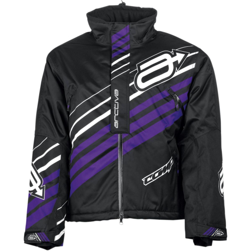 Arctiva - Arctiva Comp Insulated Womens Jacket - XF-2-3121-0640 - Black/Purple - X-Small