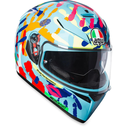 AGV - AGV K-3 SV Misano-14 Helmet - 0101-10390 - Blue - Small