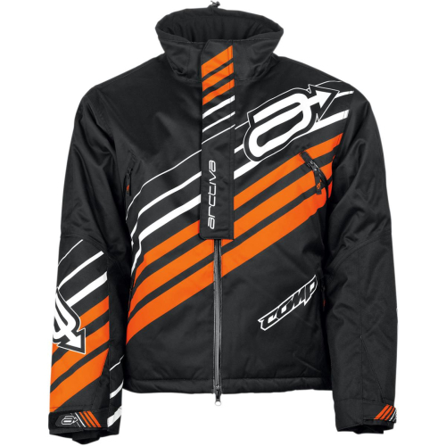 Arctiva - Arctiva Comp Insulated Womens Jacket - XF-2-3121-0646 - Black/Orange - X-Small