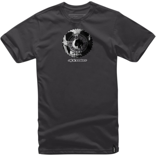 Alpinestars - Alpinestars Skullduggery T-Shirt - 101772022-10-M - Black - Medium
