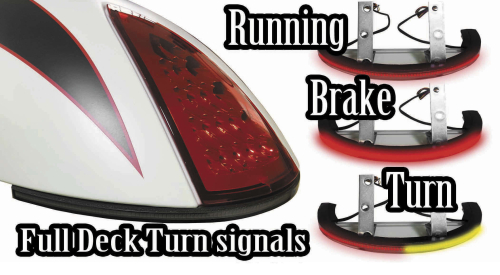 Radiantz - Radiantz Full Deckz Taillight Kit - Clear - IS3C