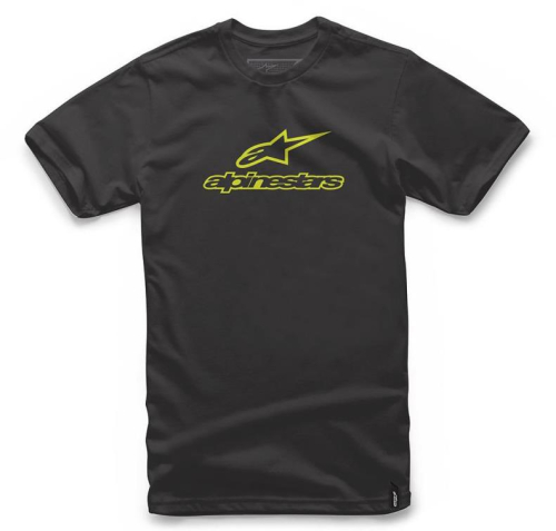 Alpinestars - Alpinestars Always T-Shirt - 1037-72102-1055-L - Black/Hi-Vis Yellow - Large