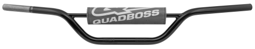 QuadBoss - QuadBoss Carbon Steel ATV Bend Handlebar - Low Bend - Black - 110444