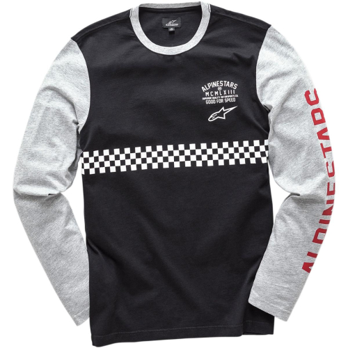 Alpinestars - Alpinestars Kickstart Long Sleeve T-Shirt - 1037-42004-10-M - Black - Medium